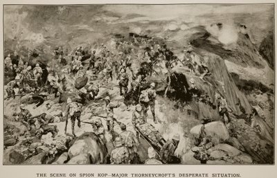 La scène sur Spion Kop : La situation désespérée du major Thorneycroft, d